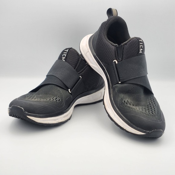 Tiem Womens Slipstream Cycling Shoe Black Mesh Indoor Spin Biking Sneaker Sz 6.5 - Picture 1 of 8